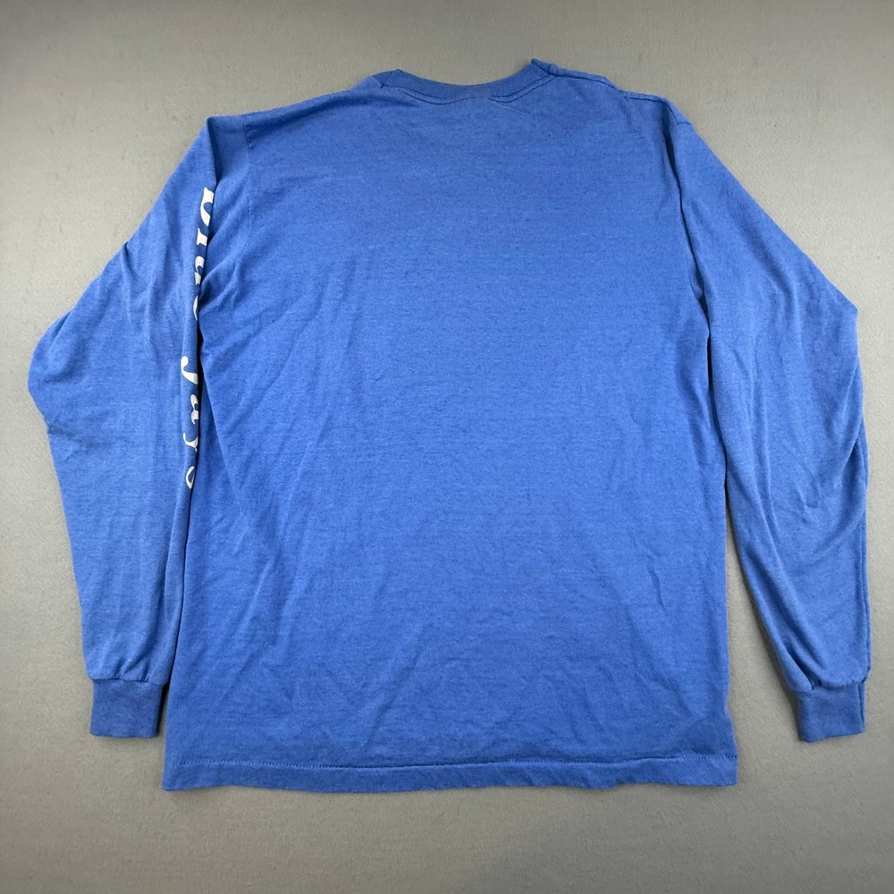 Screen Stars Best Blue Jays T-Shirt Mens XL Blue Vintage USA Long Sleeve Graphic - Picture 2 of 8